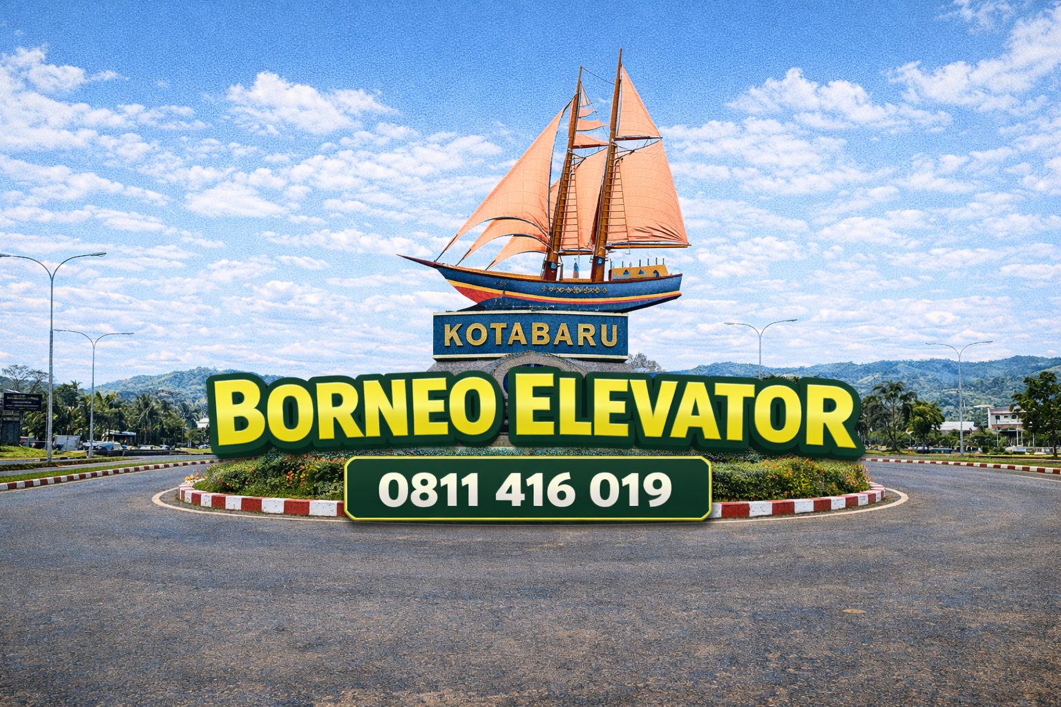 Modernisasi Lift / Elevator Kota Baru Borneo Elevator