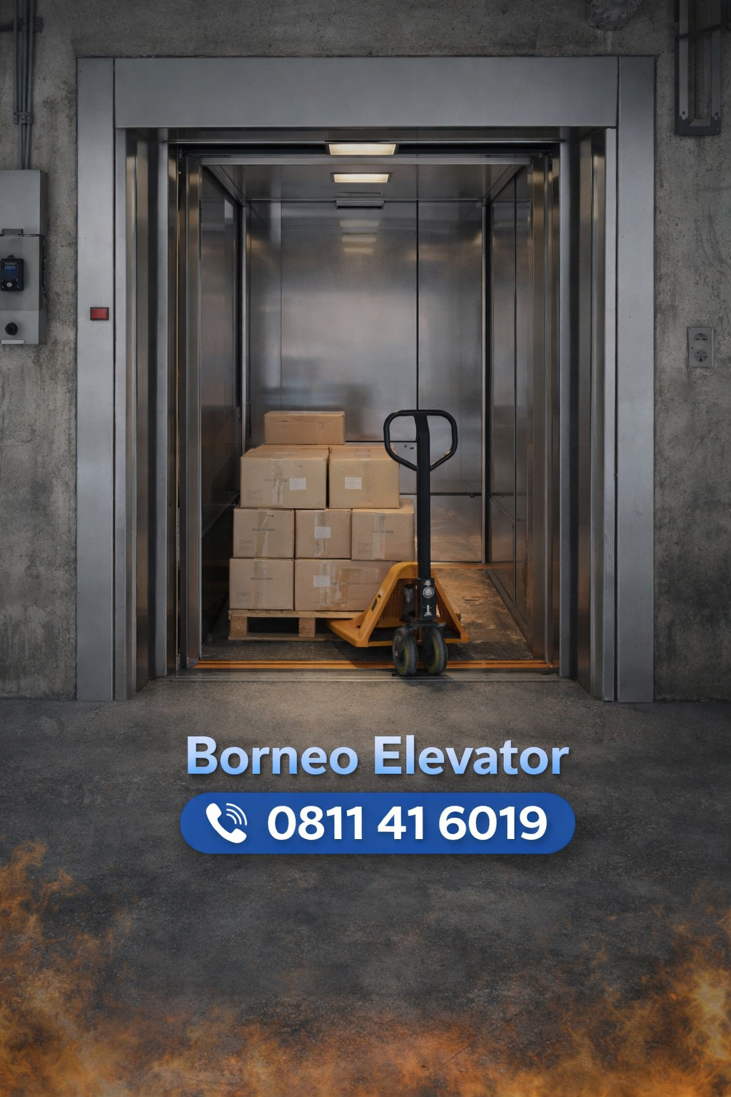 lift barang Kalimantan Borneo Elevator